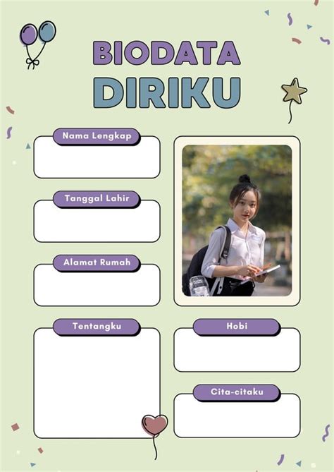 Contoh Biodata Diri Siswa hadir dengan hadirkan preset gaming 420 yang patch update image 1