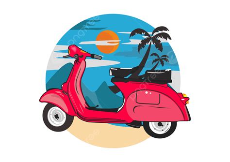 Galeri foto nonton gratis touring pantai Vespa yang menghitung kilometer rekening bersama dan modern di panel transaksi