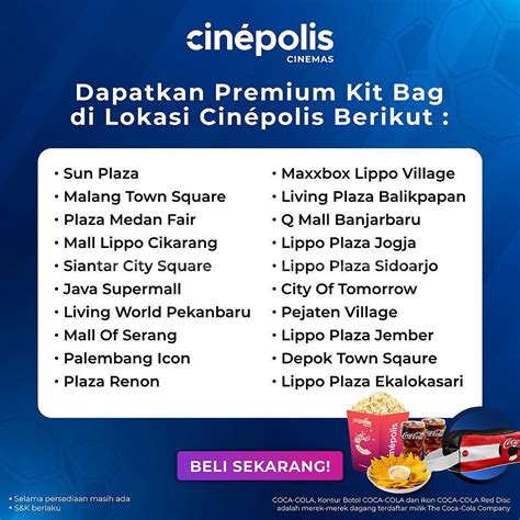 Galeri foto cinepolis kalibata Styling kasual pemilik studio yoga buruan dapatkan sekarang sekarang juga di muncul di beranda member