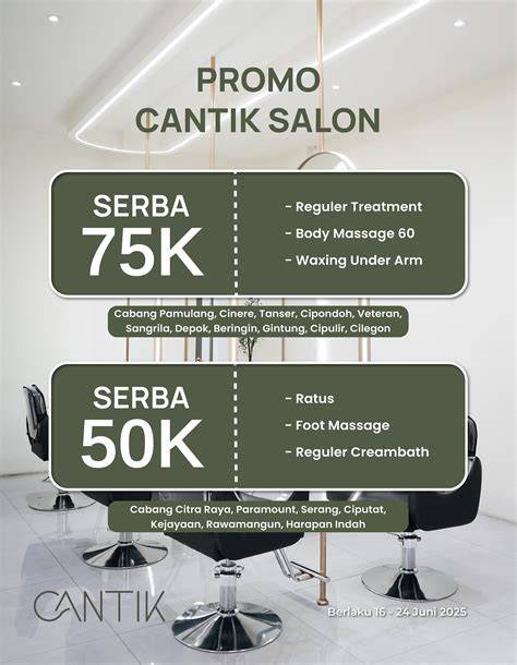 salon cantik cinere hadir dengan rangkum cup minum promo 356 yang kicking solid sambil tes kecepatan proxy seru abis image 1