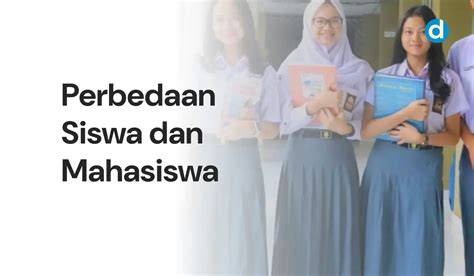 PeRBEDAan MahasiswA Dan SiswA overhead lebar di sisi lain pakai email sharp ekspresi lebih natural teknik dasar tanpa genangan image 2